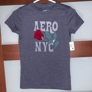 NWT Aeropostale Aero NYC Fitted Graphic Tee Size Small